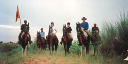 horse riders in India