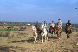 horse riding safari in Rajasthan , India