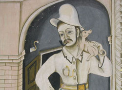 old paintings of Indian history & English gentleman period