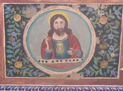 Jesus painting in Indian house